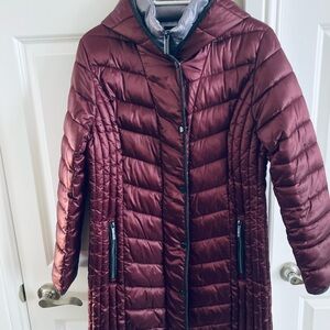 Northside Women's Burgundy Puffer Jacket
